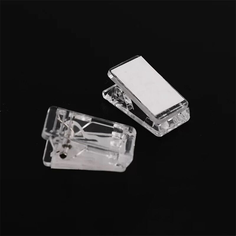 Acryl Clip Buch Clip Transparenter Kleber Ordner Aufbewahrung Clip Student Test Paper Clip Büromaterial Clip display picture 4