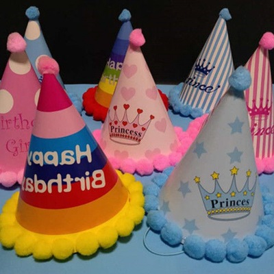 帽子生日生日蛋糕装饰成人派对创意儿童帽可爱女童帽成品宝宝蛋糕|ms