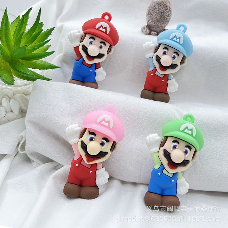 Cross-border Super Mary Keychain Doll Pendant Mario Keychain Doll Pendant Car Bag Pendant