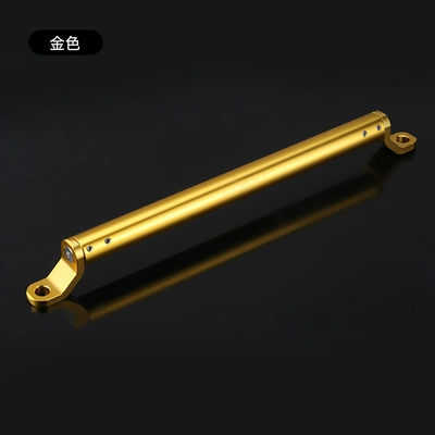Reinforced Crossbar Bracket, Motorcycle Safety Supplies - mirror-base-balance-bar-gold