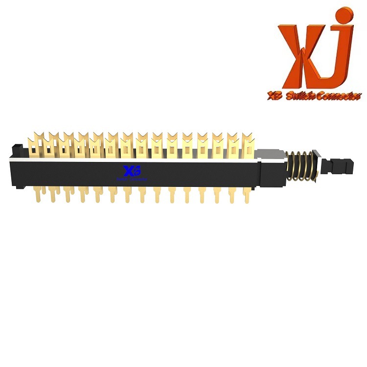 直供直键开关 侧按按键开关 自锁开关双路30脚 卧式按键开关10P2T