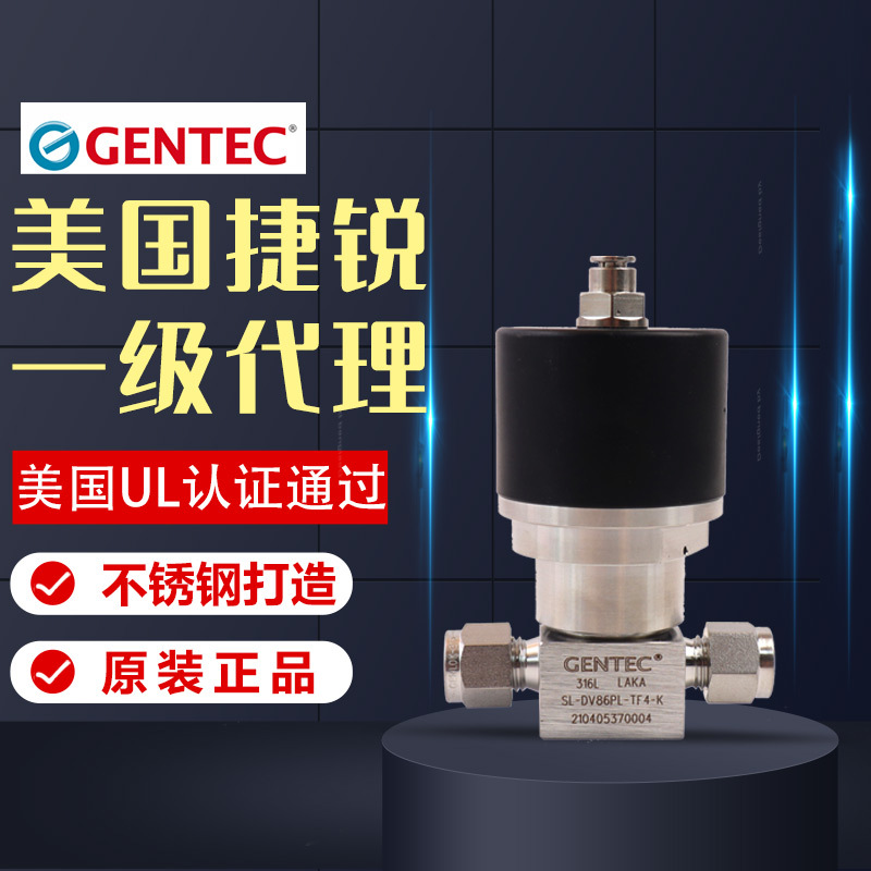 GENTEC美国捷锐膜片阀SS-DV86PL SS-DV86ML系列内外螺纹 卡套 VCR