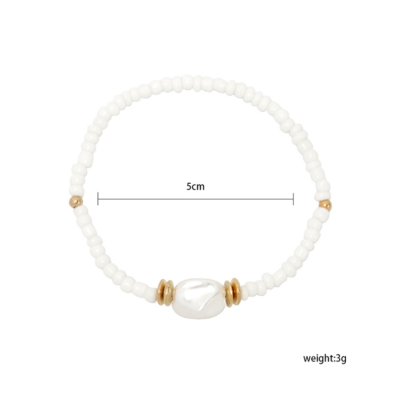 Wholesale Jewelry Leaf Pendant Color Slice Beaded Bracelet Set Nihaojewelry display picture 2