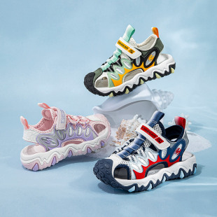 HOBIBEAR children's sandals summer girls sandals light boys sandals button shoes beach shoes a generation of hair