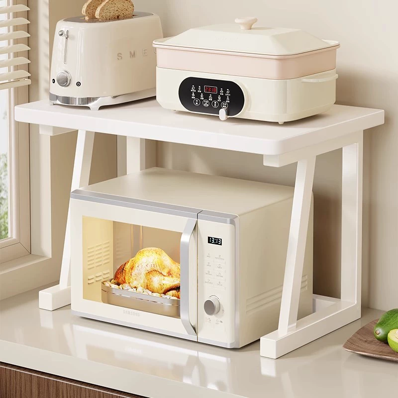 Стойка для микроволновой печи, кухонная многофункциональная стойка для духовки на столешнице, встроенный бытовой многослойный кронштейн для хранения рисоварки