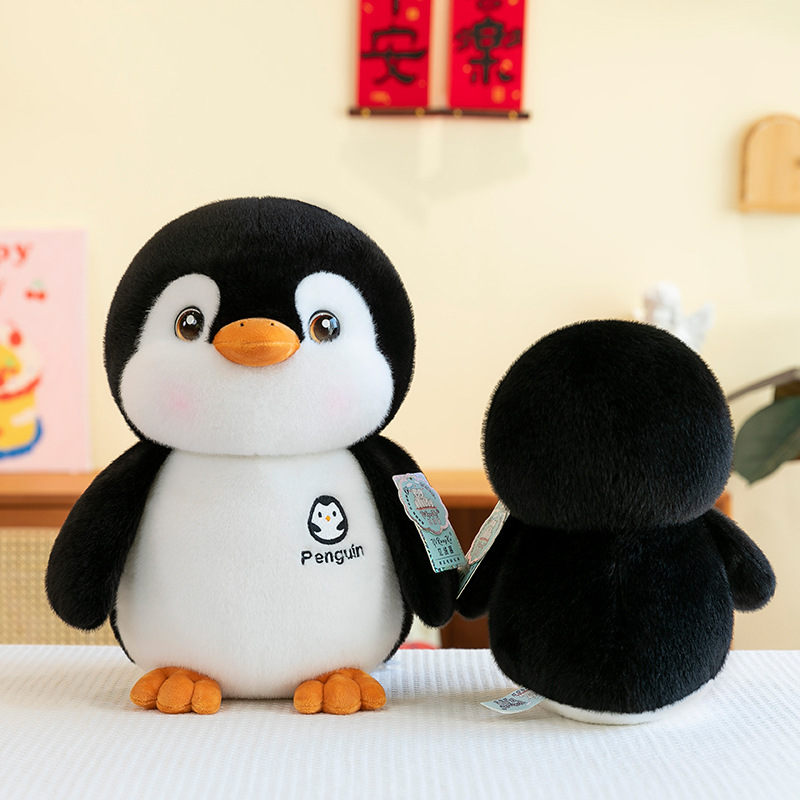 Bonitos pingüinos muñecos de peluche 8 pulgadas muñecas de agarre muñecas de tela para niños regalos de vacaciones de Harbin