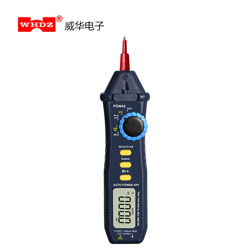 PDM40 с фонариком мультиметр, функция тестирования NCV мультиметр карандаша распознавание нулевого провода и FireWire