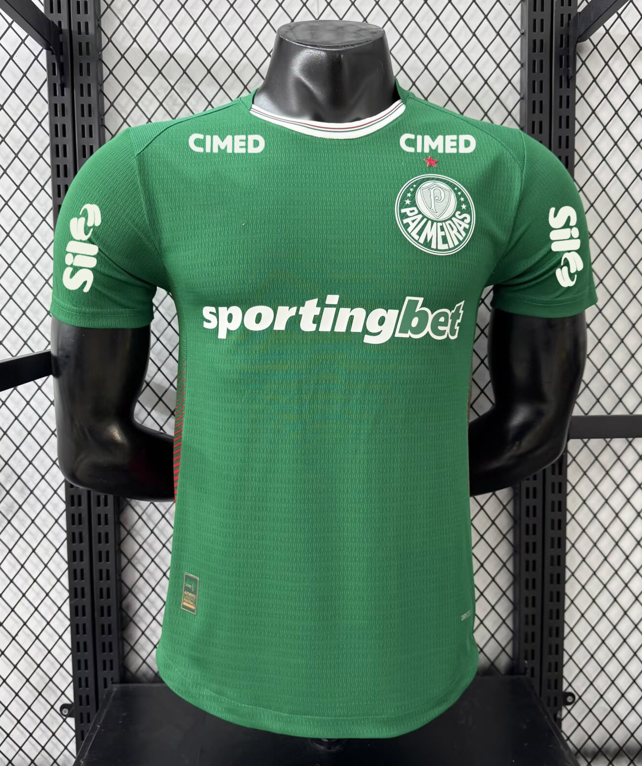 Camiseta de Fútbol del Palmeiras de Poliéster Personalizable y Manga Corta para Deportes