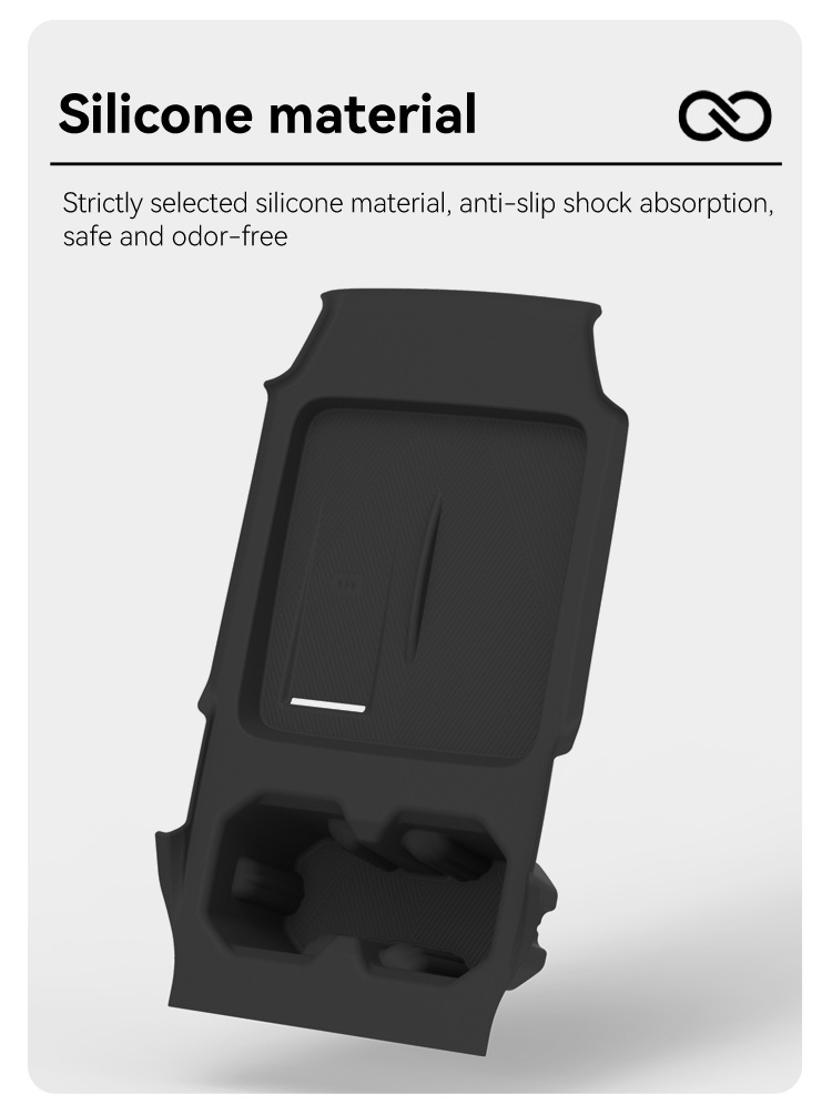 Suitable for 24-26 models of Jaecoo J6 EV, wireless charging integrated water cup cover ICAR03 silicone protective anti-slip mat