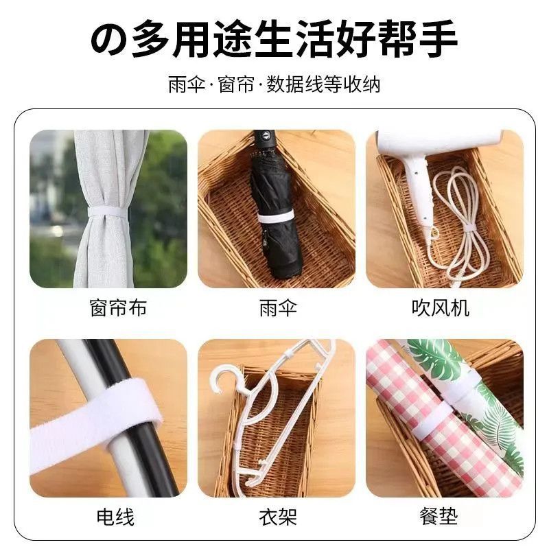 データケーブル収納アーティファクト、ベルクロケーブルタイ、ケーブルマネージャー、コンピュータケーブルタイ、デスクトップワイヤーライン固定ストラップ|undefined