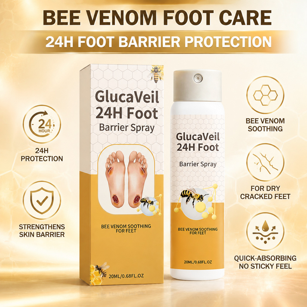 Cross-Border Bestseller Bee Venom Foot Care Spray Customized Foot Skin Cleansing and Refreshing Care Spray