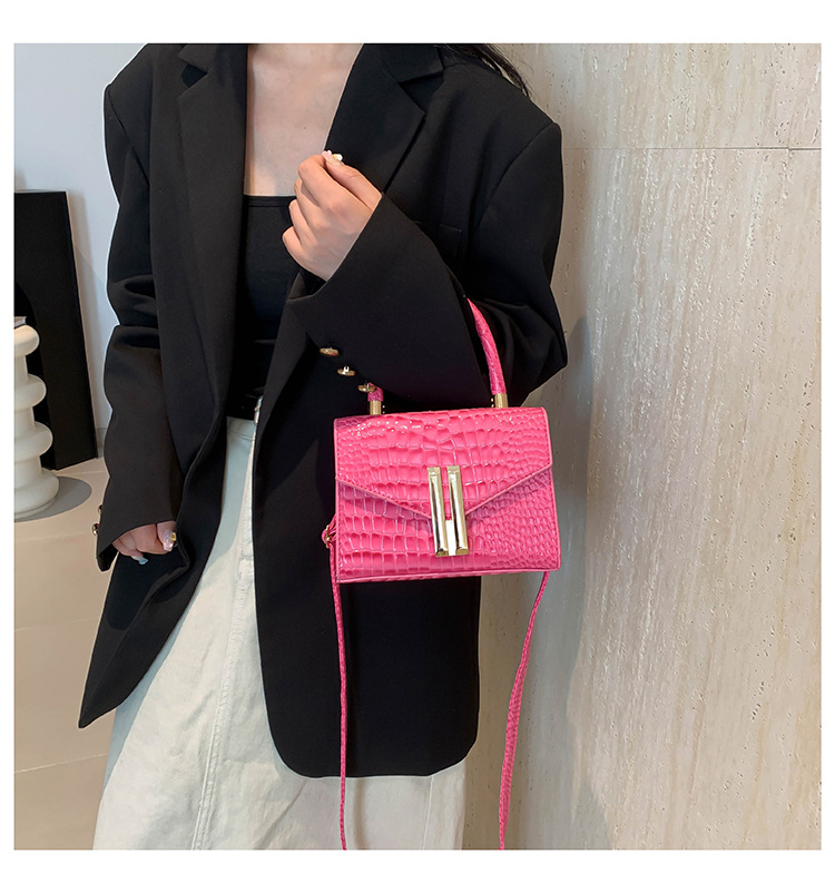 Bellissima, personalizzata, alla moda, borsa a tracolla singola lucida e alla moda da donna, modello 2024, casual e_voghion.com