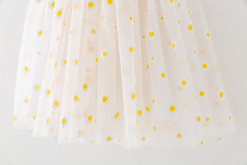 240g Weight Children's Dress Children's Clothing Type Knee-Length Dress Length Type Sleeveless Sleeve Length Mesh Dress Dresses Type Polyacrylonitrile Fiber Fabric Type High Waist Waist Line Casual, Daily Occasion U Neck Neckline Regular Fit Fit Type Printing Pattern Summer Season Girl'S Gender Princess Style Princess Printing Polyacrylonitrile Fiber Girls Dresses 8