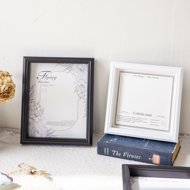 Butterfly specimen photo frame, dried flowers, 7-inch 8-inch hollow three-dimensional frame, DIY handmade plant and insect A4 display frame Butterfly specimen photo frame, dried flowers, 7-inch 8-inch hollow three-dimensional frame, DIY handmade plant and insect A4 display frame