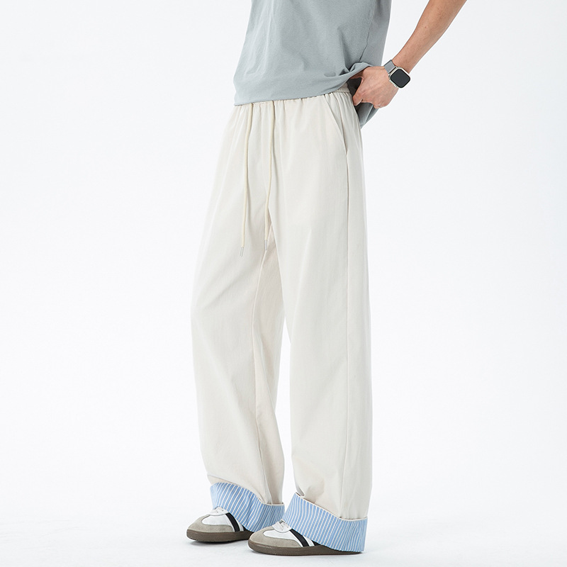 Summer silk trousers