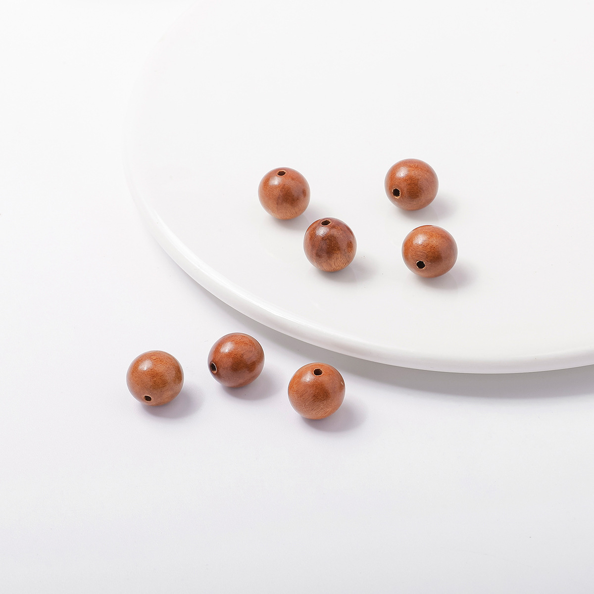 Old peach wood [fine waxing] / 4mm