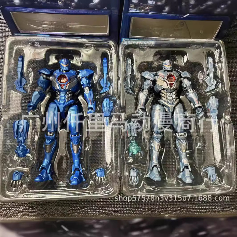 パシフィック・リム2 リベンジ・ローバー パシフィック・リム バトルダメージバージョン メカ可動モデル 箱入りフィギュア|undefined