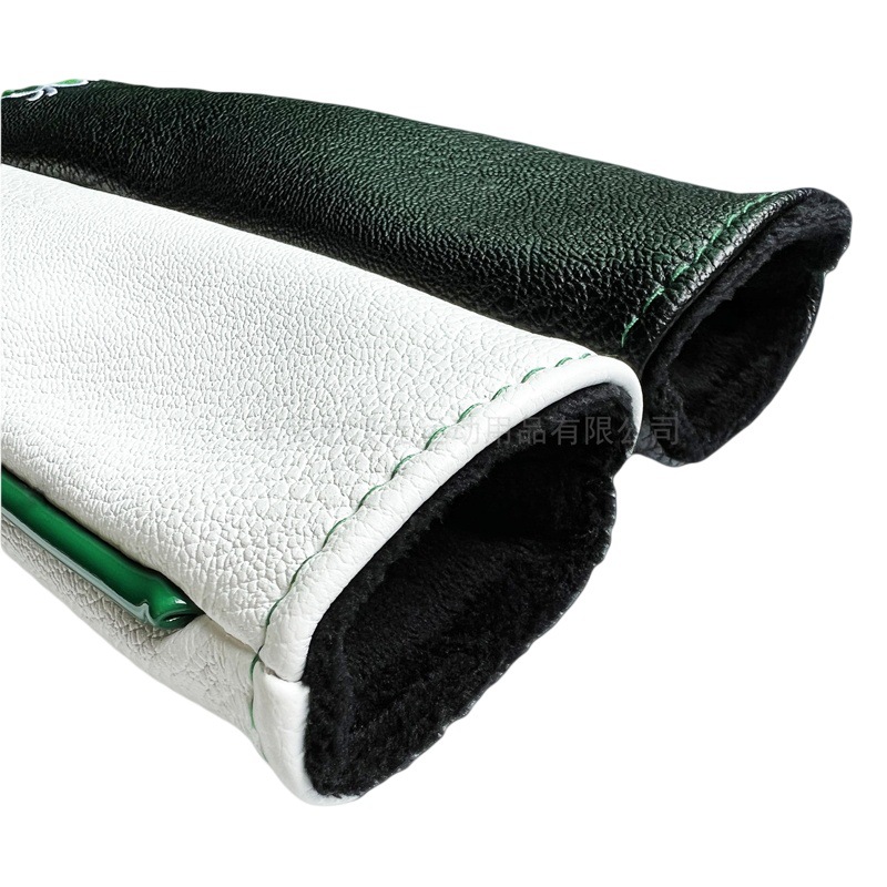 Golf señalando la cubierta de la barra de dirección indicador de la cubierta de la barra de posicionamiento de cuero de LA PU Varilla práctica de béisbol Varilla tapa de la cubierta protectora