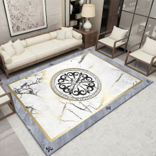 国风中式新款榻榻米客厅入户玄关阳台客厅防潮隔凉地垫地毯可代发