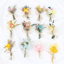 亚马逊跨境迷你干花花束节日礼物装饰伴手礼小胸花永生花永生花束