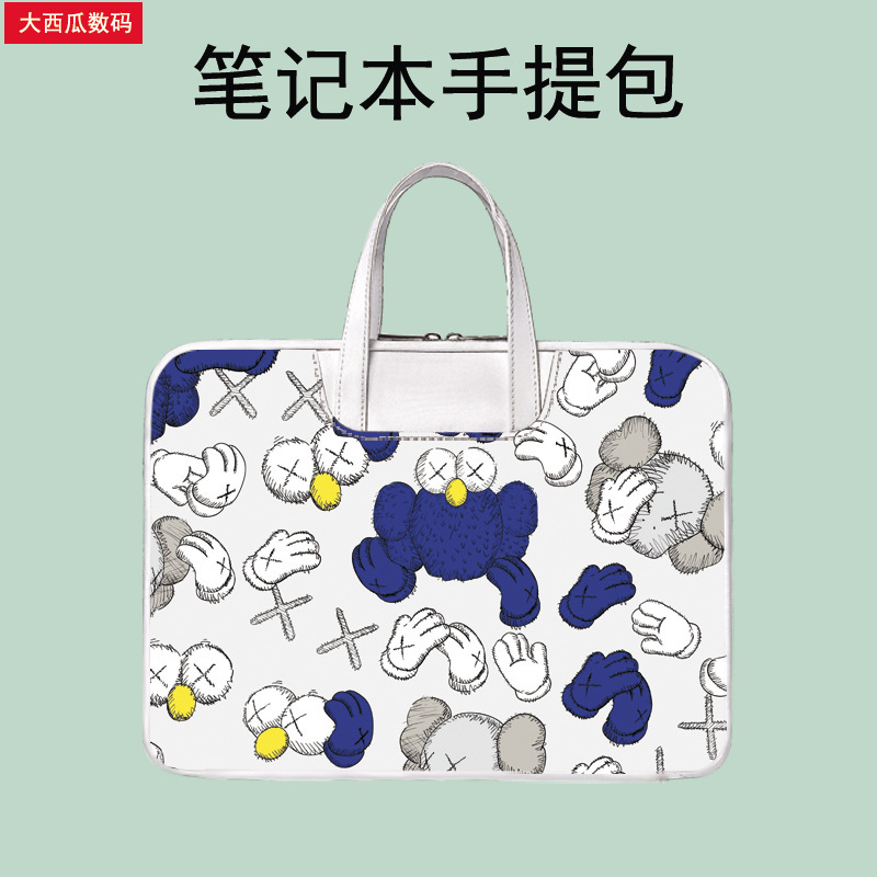 Applicable to Apple Huawei Lenovo Xiaoxin Laptop Bag 13.3 Inch Sesame Street 15 Inch Tie Belt