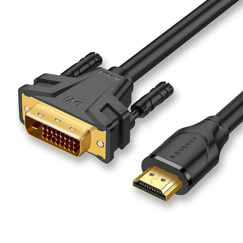Кабель HDMI to DVI (Mindpure) AD001/AD023, двунаправленный, 1.5–20 м, поддержка 4K