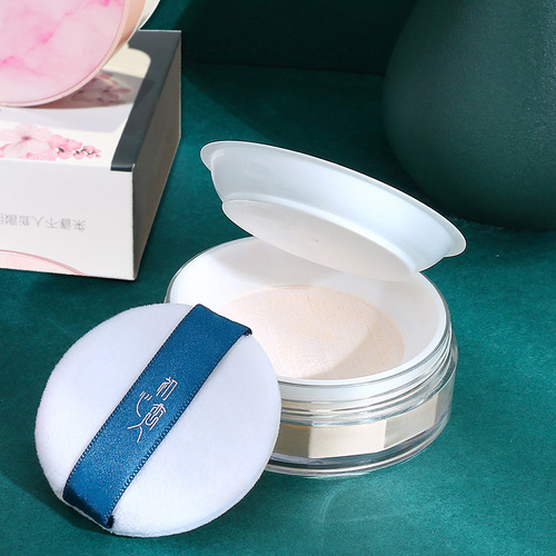 First Heart Lover's national fashion style rejuvenating skin repairing concealer air powder waterproof and sweat-proof not easy to take off makeup loose powder setting powder