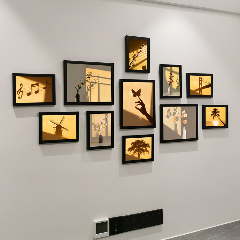 Instagram-Style Light and Shadow Plant-Themed Minimalist Nordic Artistic Niche Warm Wall Art Frame Decoration Photo Wall Instagram-Style Light and Shadow Plant-Themed Minimalist Nordic Artistic Niche Warm Wall Art Frame Decoration Photo Wall