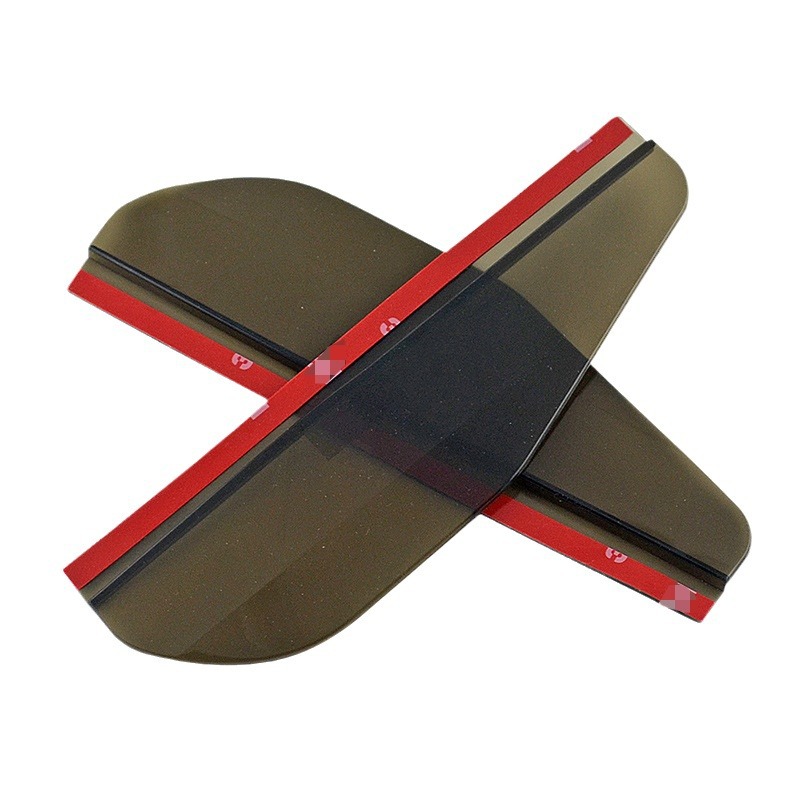 T suministros para automóviles espejo retrovisor cubierta de lluvia ceja de lluvia cubierta de lluvia ceja de lluvia (paquete de 2 piezas) bolsa opp