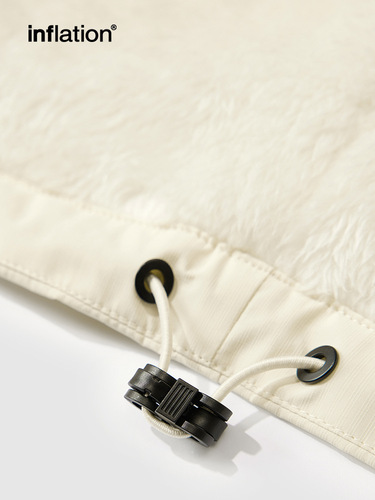 INF Men's Wear | Mountain-Style Thermal Fleece-Padded Outdoor Jacket with Zipper, Windproof Autumn/Winter Jacket