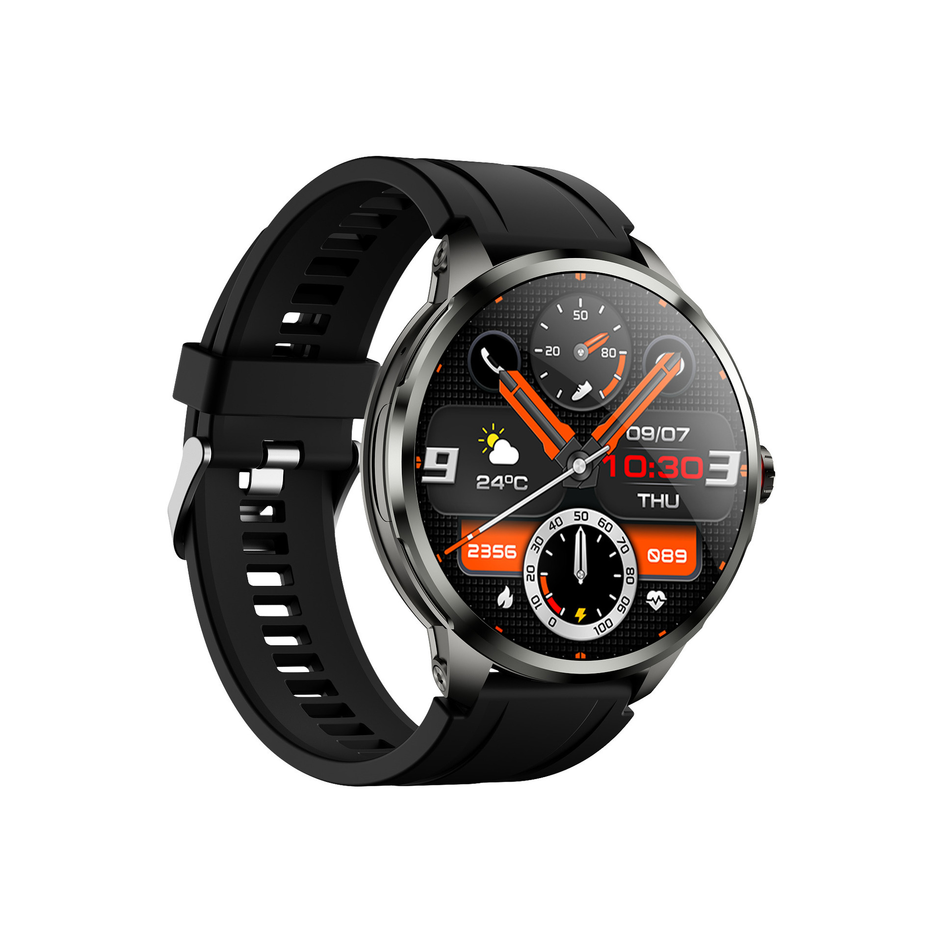 Reloj inteligente transfronterizo H99 Globali 5G Reloj de pantalla grande de 1.95 pulgadas de rotación de la foto frecuencia cardíaca presión arterial doble sistema