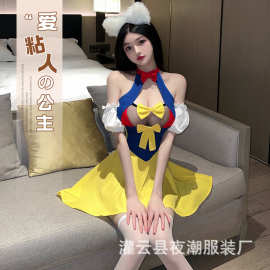 新款情趣内衣女性感公主裙女仆小胸透视火辣调情制服激情诱惑2709