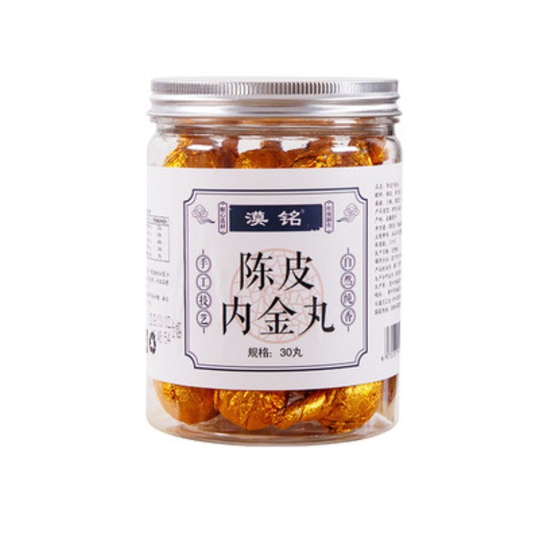 Chenpi Neijin Wan, bottle of 30 pieces, 12 pieces of Shanzha Jineijin, wholesale, dropshipping Chenpi Jineijin Wan