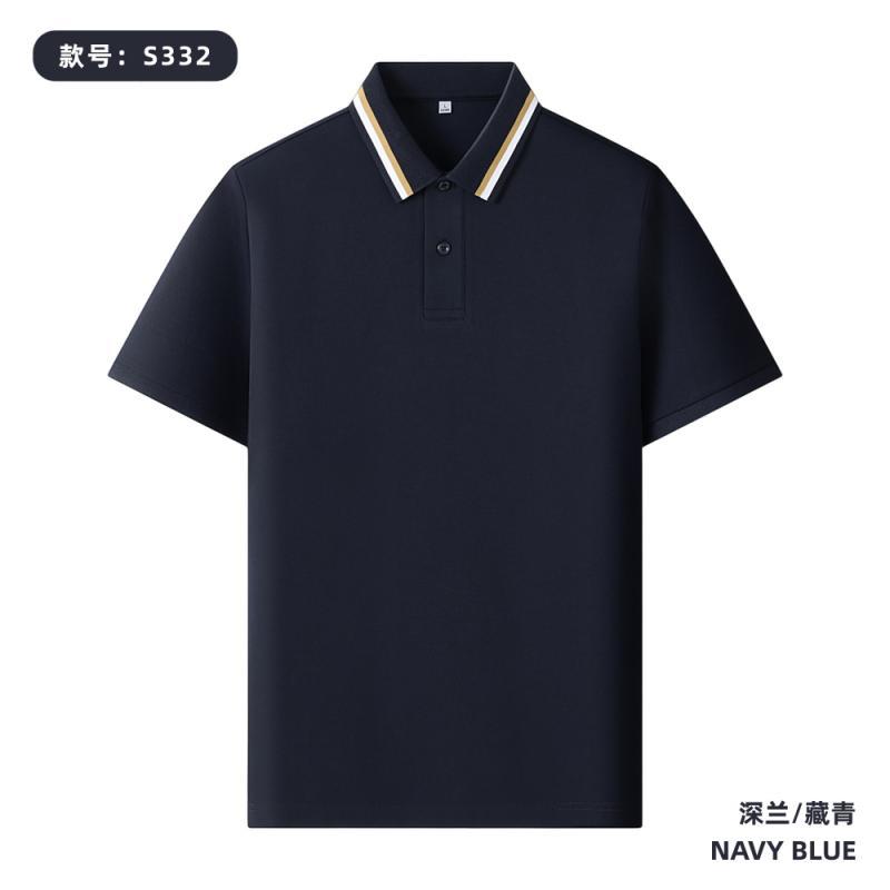 260g 40 pcs Solona cuello de cuentas gruesas Polo personalizado logotipo camiseta publicitaria de personal logotipo bordado impresa