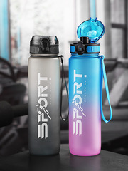 5ZV7批發健身運動水杯男夏季便攜防摔1000ml塑料杯子女學生大容量