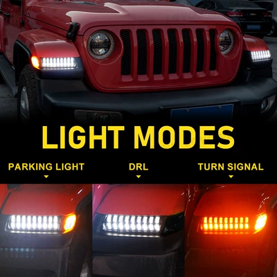 Gladiator Car Light Modification, Dönmə işıqları