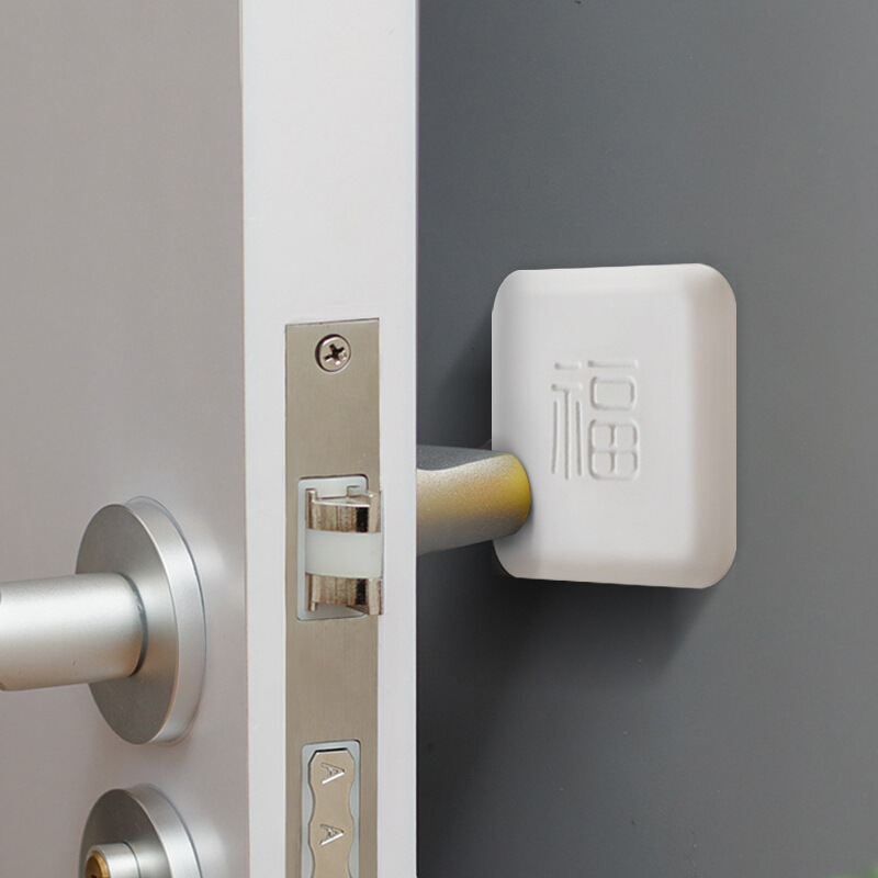 防撞墊福字貼門後門把手開門撞福門鎖牆面緩衝墊片塑料硅膠防碰撞