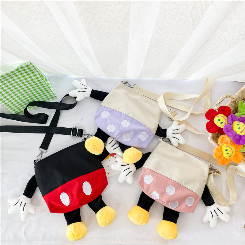 卡通帆布儿童女包包日系可爱斜挎包2021新款休闲时尚零钱单肩背包|ms