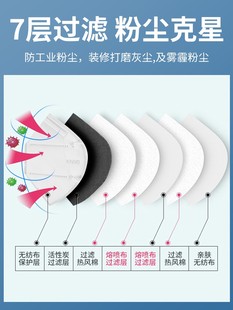 Dust Mask Wholesale Mig Welding Anti-Smoke Anti-Toxic Coal Mine Kn95 Anti-Industrial Dust Argon Arc Welding
