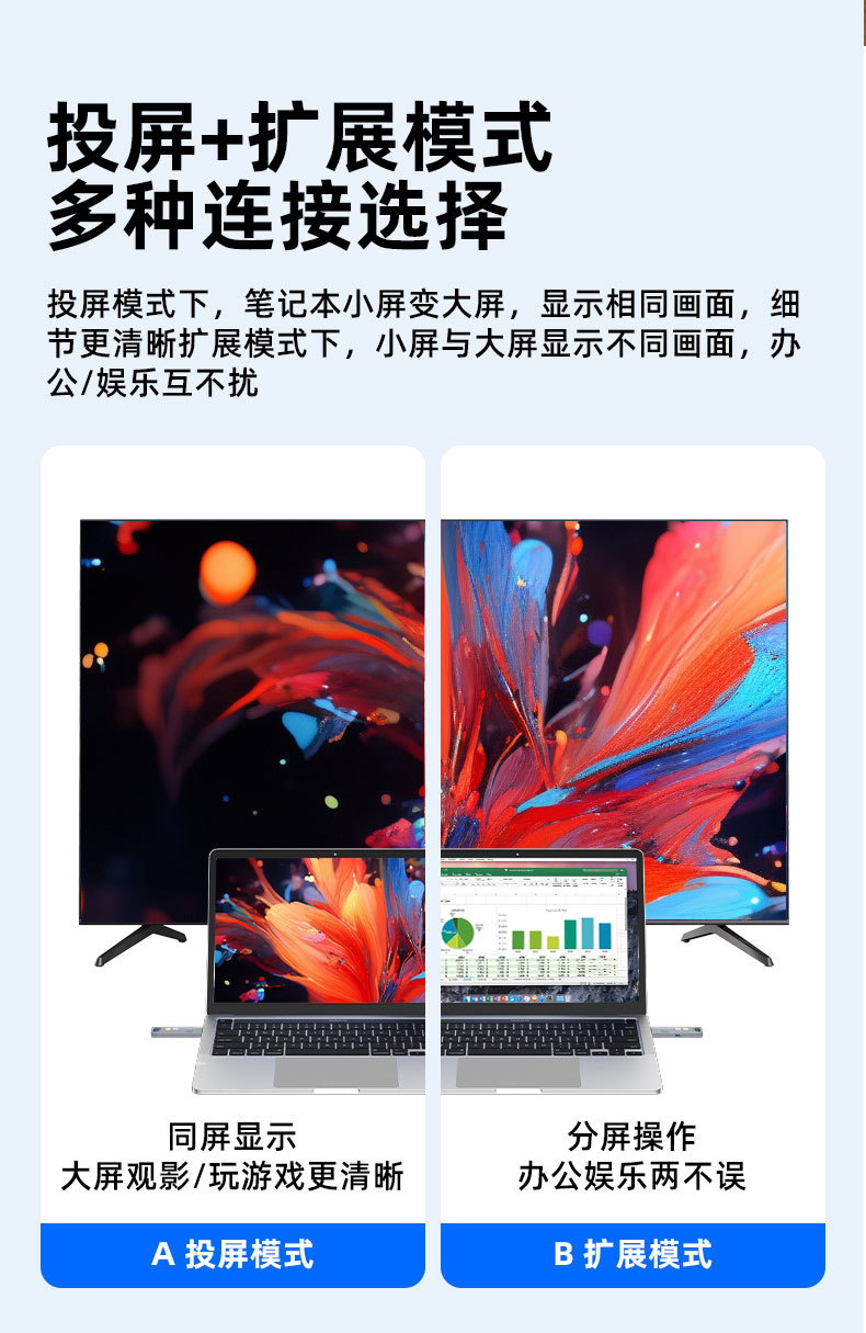 跨境热销款HDMI无线发射接收器50M便携款无线传输器延长器同屏器