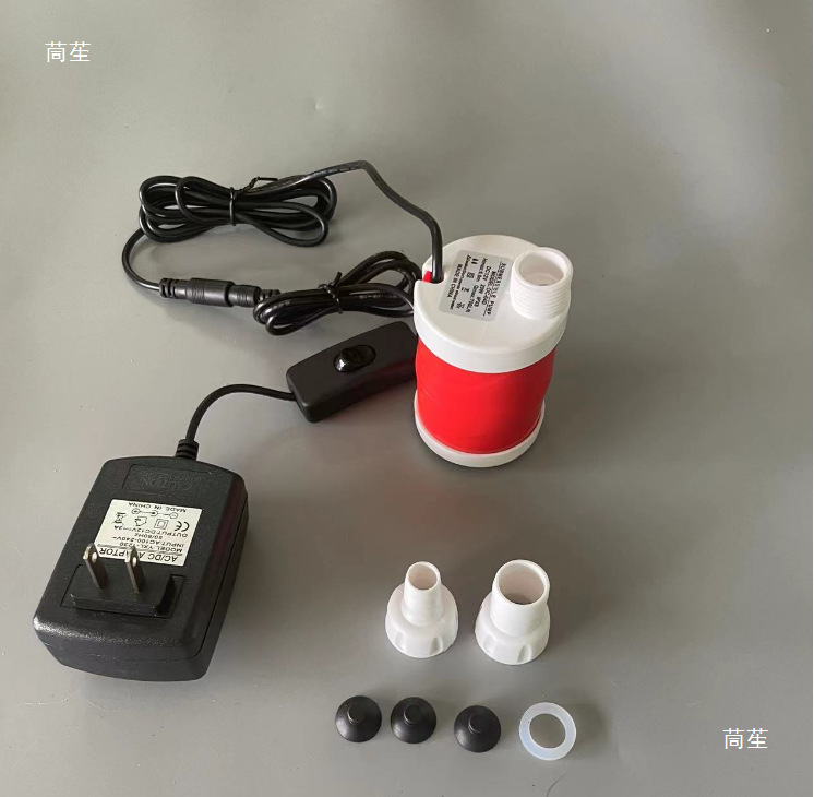 变频DC水泵鱼缸过滤循环抽水假山鱼池直流12v小型低压潜水泵