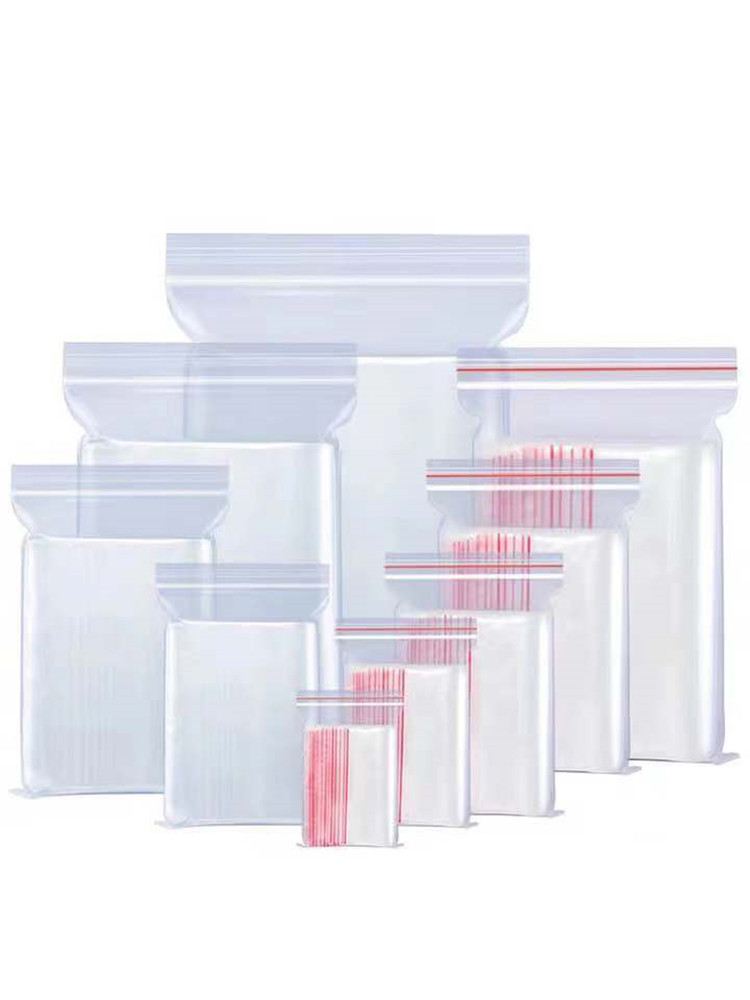 Pe bolsa de sellado transparente bolsa de sellado de plástico de calidad alimentaria bolsa de sellado de embalaje engrosada bolsa de embalaje bolsa de sellado de plástico al por mayor