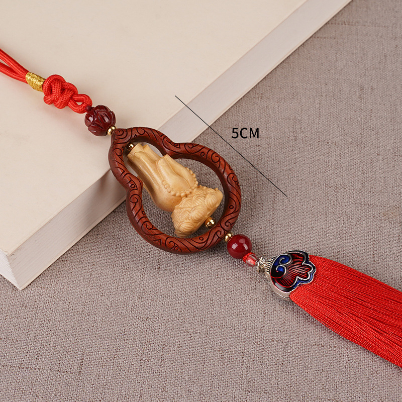 붉은 백단 프레임 회양목 베르가못