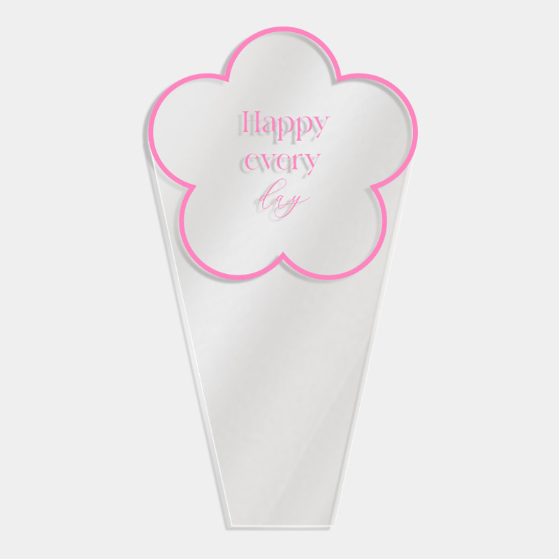 Diosa bolsa individual Camelia bolsa individual ramo bolsa de embalaje material de la flor bolsa de rama única puesto material floral