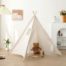 小帐篷儿童帐篷印第安室内家用宝宝游戏屋公主房户外野餐手绘