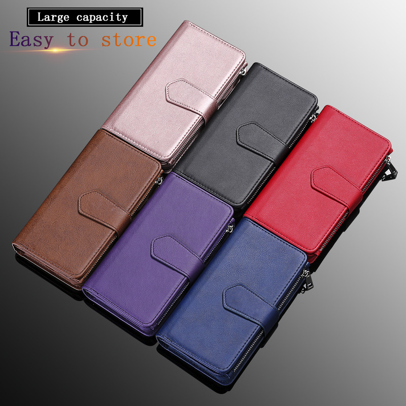 Suitable for Export Samsung S24U Multifunctional Plug-In Zipper Leather Case Iphone16 Split Magnetic Anti-Fall Mobile Phone Case Suitable for Export Samsung S24U Multifunctional Plug-In Zipper Leather Case Iphone16 Split Magnetic Anti-Fall Mobile Phone Case