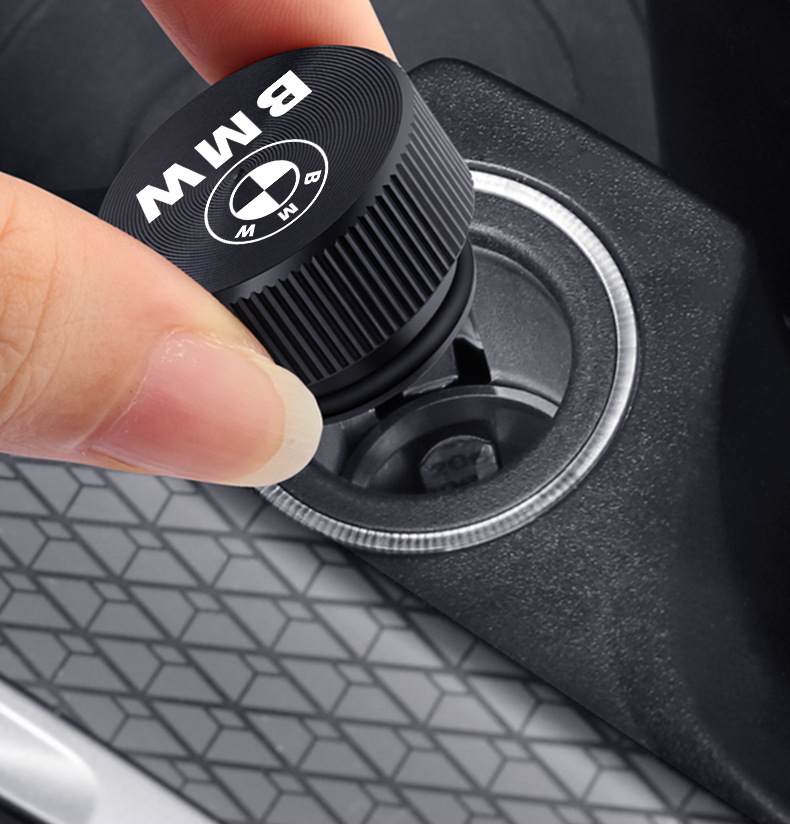 Suitable for Bmw X5/X3/X1 Three Series Five Series 530/I3/4 Series 325Li Car Cigarette Lighter Dust Cover Waterproof