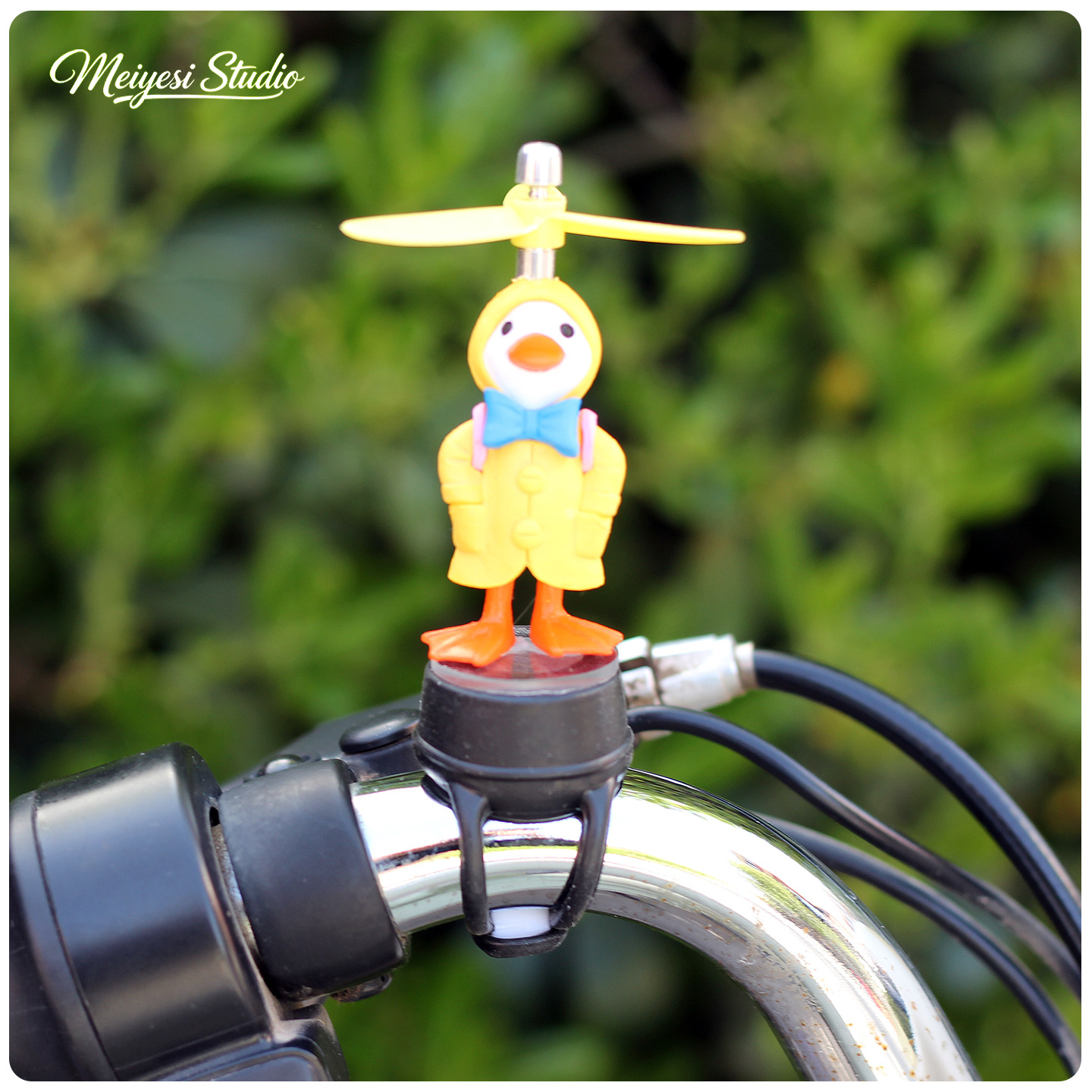 Cariñosa muñeca de dibujos animados accesorios de decoración de automóviles eléctricos accesorios de motocicleta de batería de bicicleta manija de decoración