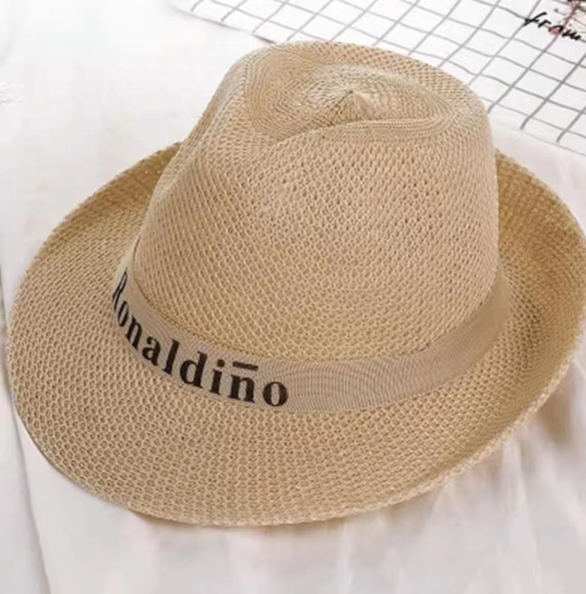 Vintage Sun Hat Summer Straw And Elderly Men, Jazz Middle-aged Dads, Outdoor For The Elderly, Wide-brimmed Sun Hat_voghion.com