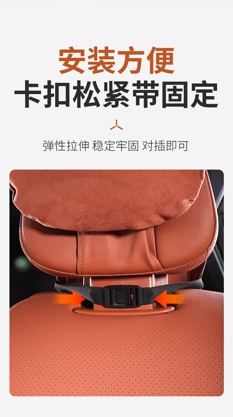 Mercedes-Benz Car Tissue Box, Hanging Type for Dashboard, High-End Leather Car Tissue Holder, Cross-Border Leather Car Tissue Bag